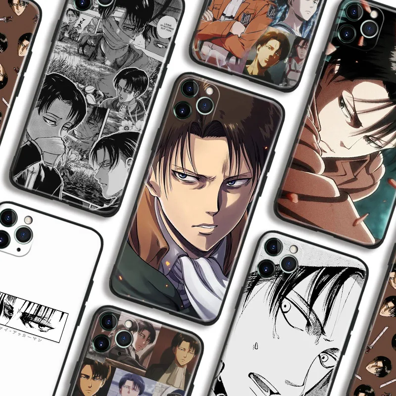 Леви Акерман уход за кожей лица (Shingeki no Kyojin) аниме для iPhone SE 6 6s 7 8 Plus X XR XS 11 12 Mini Pro Max