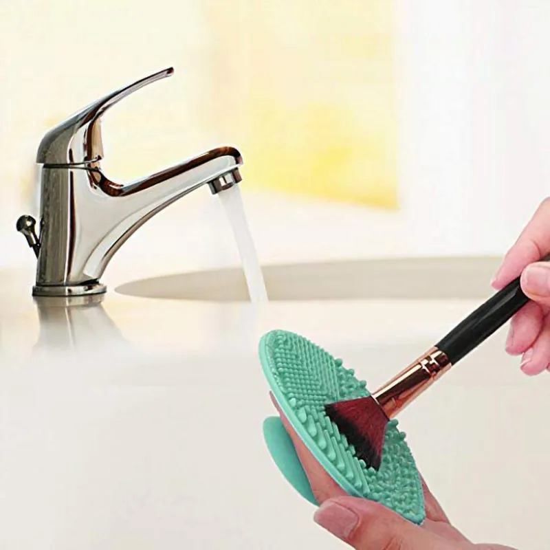 Силиконовая присоска для чистки карандашей косметический скраб Кисть макияжа