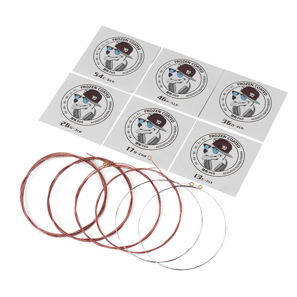 

Набор струн Orphee P50 для народной гитары, струны для гитары из никелевой стали