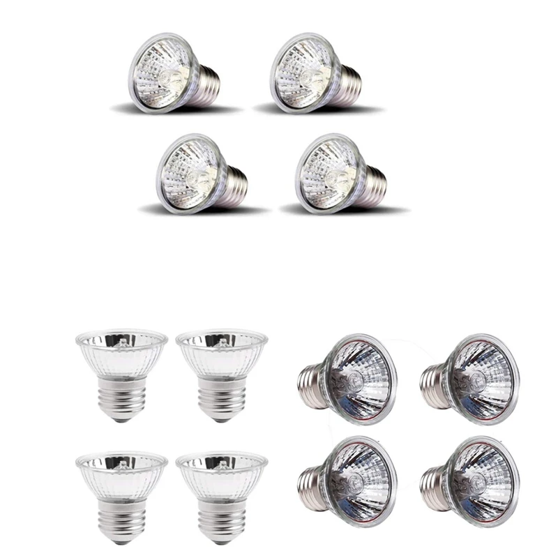 

4-Pack UVA + UVB Full Spectrum Sun Lamp Sunbathe Heat Lamp/Bulb/Light For Lizard Reptiles And Amphibians