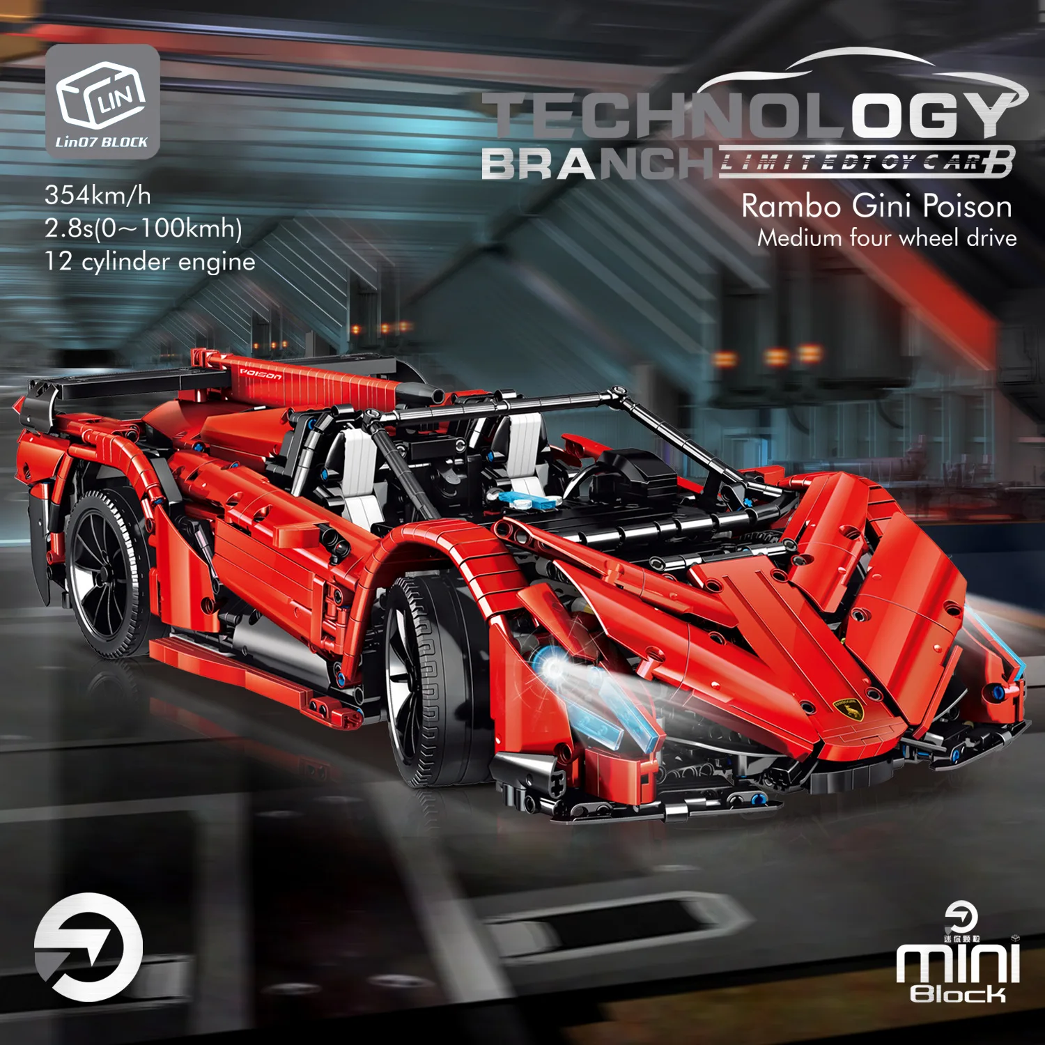 

Экспертные творческие идеи, высокотехнологичная серия городских автомобилей Lin 0013, автомобильные гоночные конструкторы, блоки, блоки, моду...