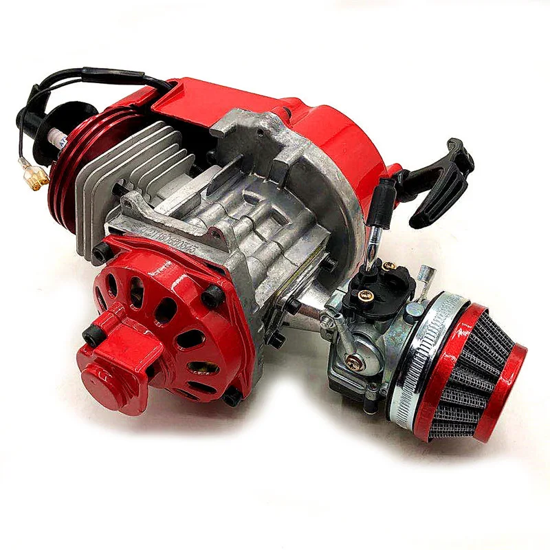 49CC высокопроизводительный Двигатель 2 тактный алюминиевый Потяните старт для