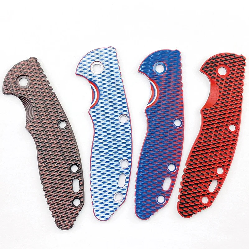 

1pc Multicolor G10 Composite Knife Handle Grip Patches for Rick Hinderer knives XM18 3.5” XM-18 DIY Scales Accessories Material