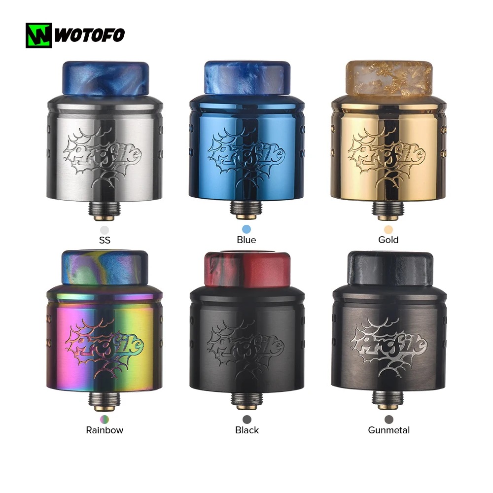 Оригинальный Wotofo Profile1.5 RDA 24 мм сетчатый Vape бак Восстановленный капельный