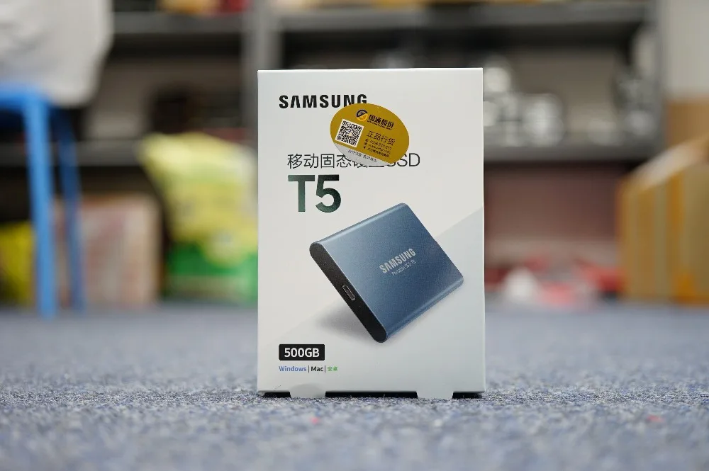 Samsung портативный ПК T5 SSD 250GB 500GB 250G 500G Внешние твердотельные накопители SSD USB 3,1 T5 1 ТБ 2 ТБ