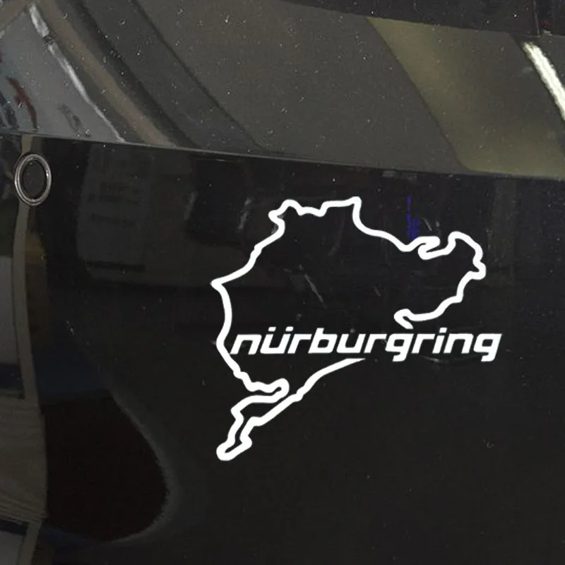 

Boutique Car Sticker Racing Road Racing Nurburgring Funny Stickers and Decals Vinyl Sticker on Car Styling KK 14cm*12.5cm