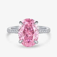 s925 sterling silver 913mm pinkbluepadma red whiteyelloworangechampagne rings for women sparkling wedding fine jewelry