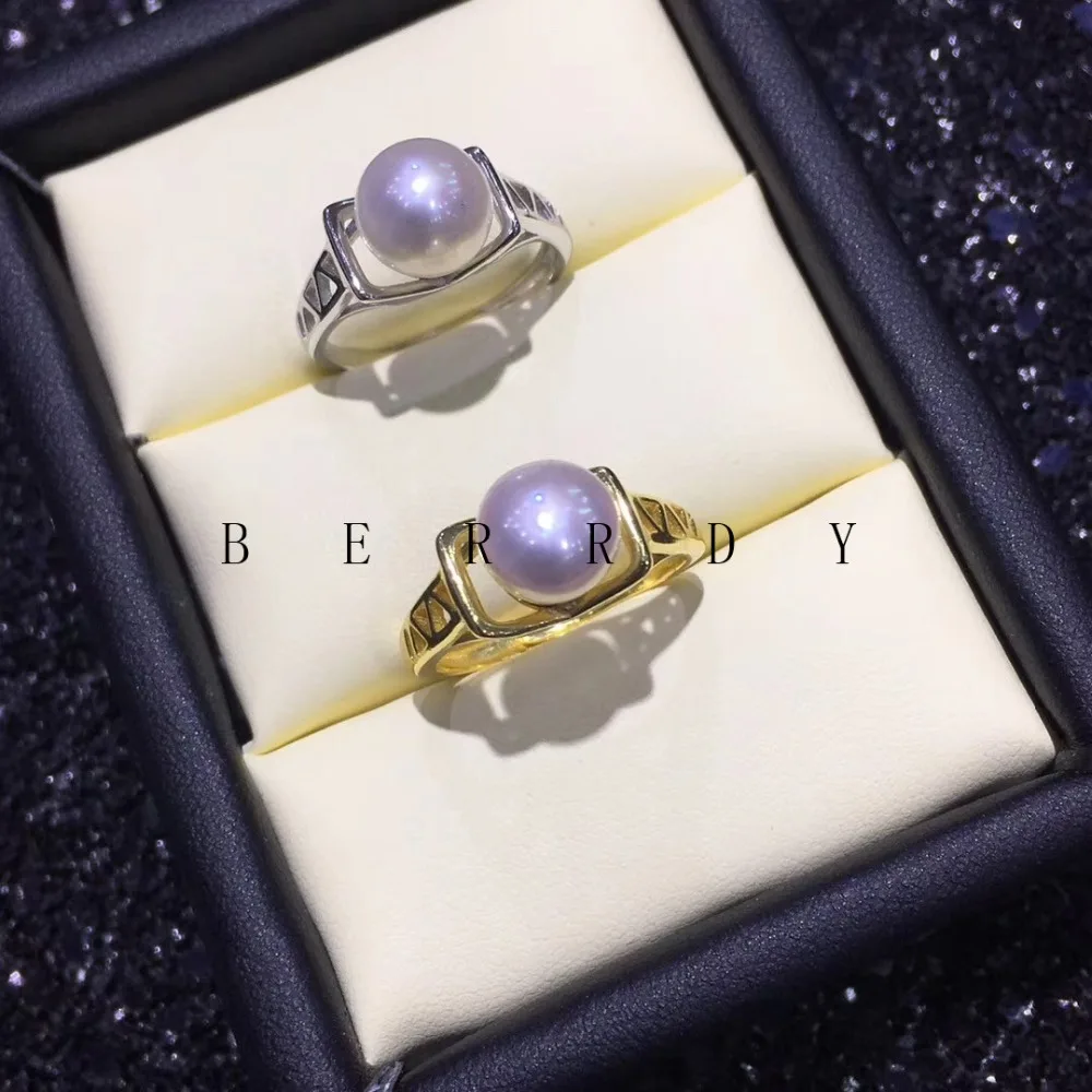 

Ring Mountings Base Findings Accessories Jewelry Mounts Settings Parts for Freshwater Akoya Edison Pearls Crystal Jade Coral
