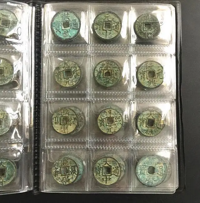 Коллекция старых китайских монет 120 медных китайской древней династии | Дом и сад