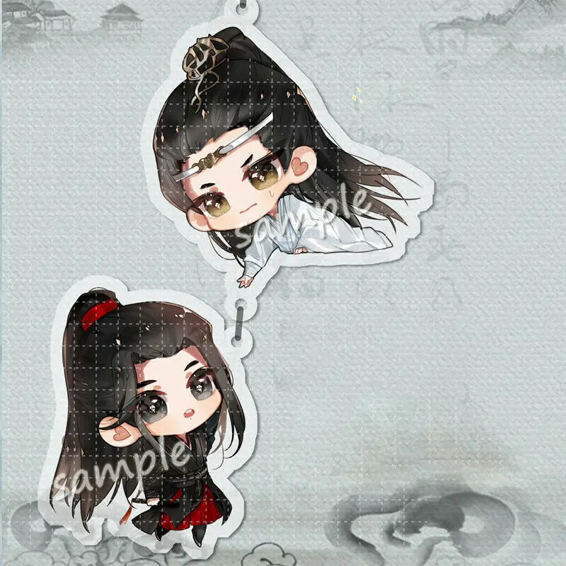 

Grandmaster Of Demonic Cultivation Chen Qing Ling Wangji Wei Wuxian Acrylic Keychain Strap Mo Dao Zu Shi