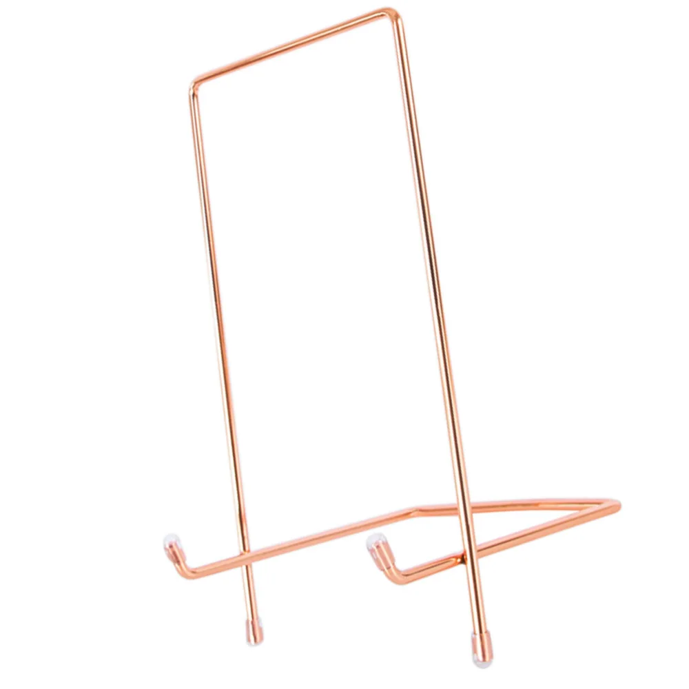 

1Pc Iron Display Stand Desktop Display Rack Artwork Picture Display Support
