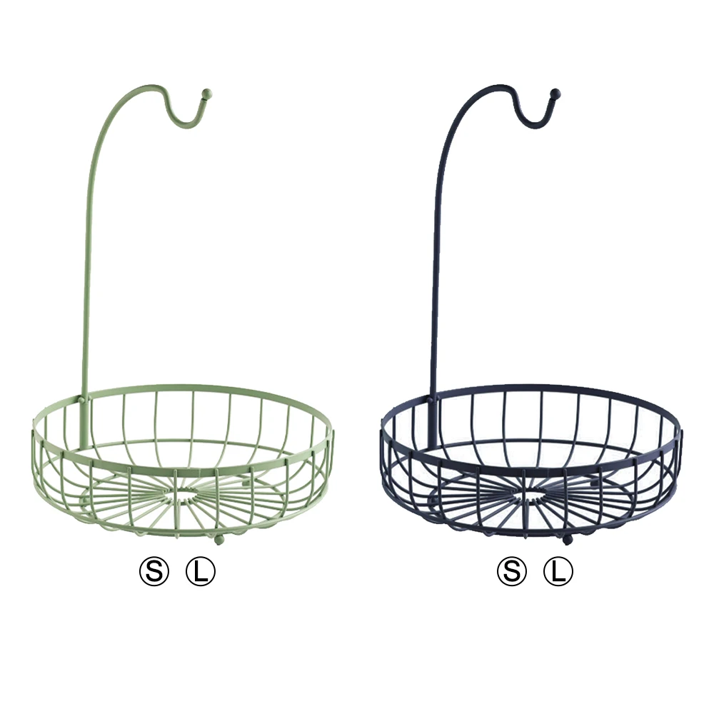 

Simple Kitchen Fruit Basket Wrought Iron Banana Hook Storage Hook Storage Rack Snack Storage Container Hook Kitchen Rack Decor