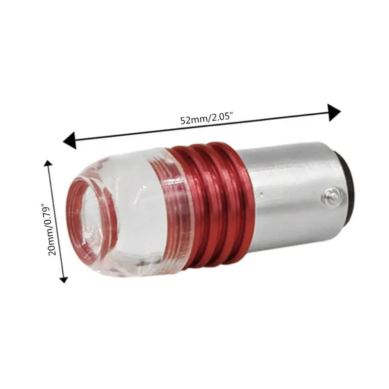

2PCS Red 1157 Strobe Flashing LED Bulb For Car Tail Brake Light Turn Signal Lamp