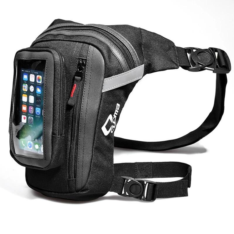 Мотоциклетная Водонепроницаемая поясная сумка регулируемая для ног