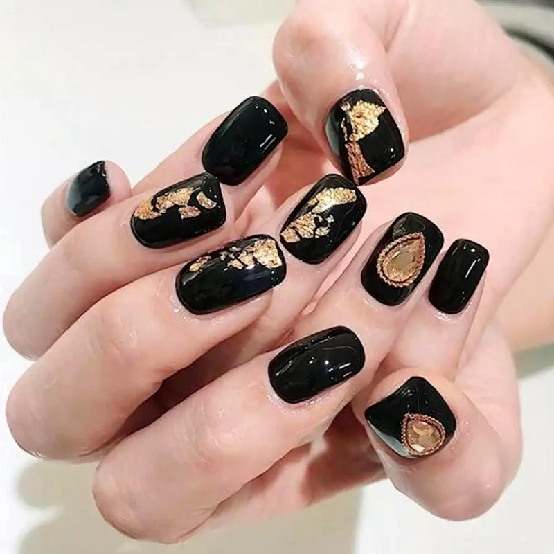 Имитация золотых хлопьев медные хлопья для планера искусства украшение ногтей