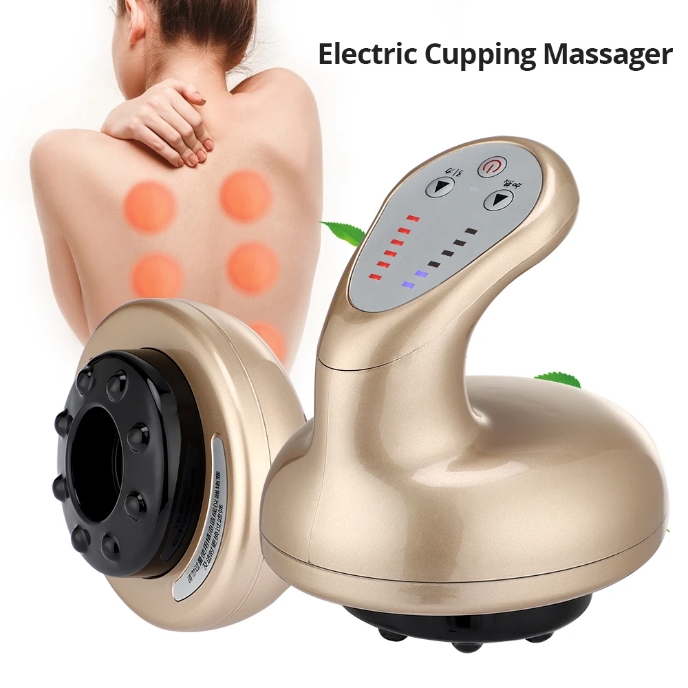 

Body Slimming Massager Electric Cupping Fat Burning Stimulate Acupoint Guasha Scraping Suction Anti Cellulite Apparatu Therapy