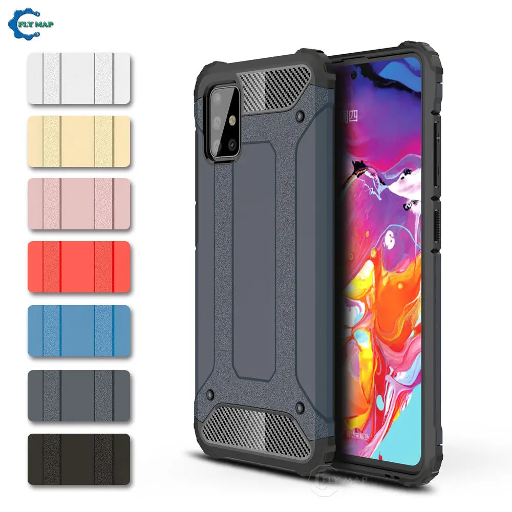Armor Case For Samsung Galaxy A51 2019 A515 SM A515F/DS A515FN/DS Phone Bumper Cover SM-A515F/DS SM-A515FN/DS Coque Capa |