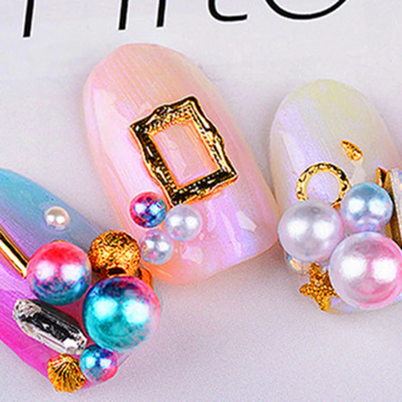 12 отверстий/коробка DIY УФ жемчужные частицы Аксессуары шарики для слайма
