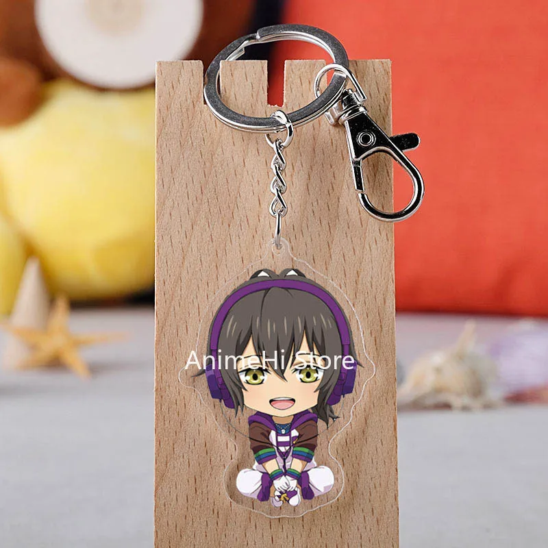 

20 pcs/lot King OF PRISM Acrylic Keychain Toy Figure Nishina Kazuki Bag Pendant Key Ring Gifts