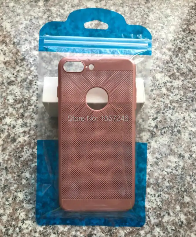 11 5*22 см Универсальный красный синий прозрачный пластиковый пакет посылка для Iphone