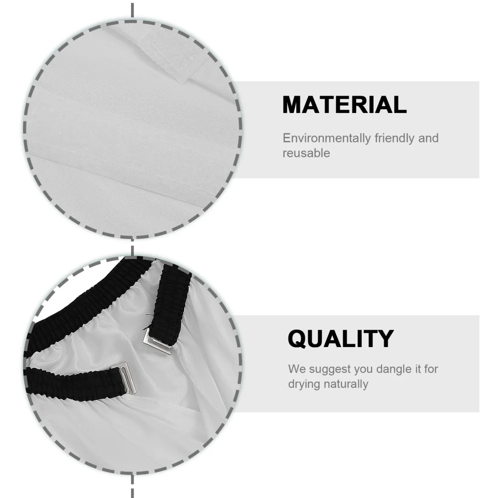 

Adults Hair Cutting Cape Barber Hair Styling Cloak Smock Gown with Sleeves