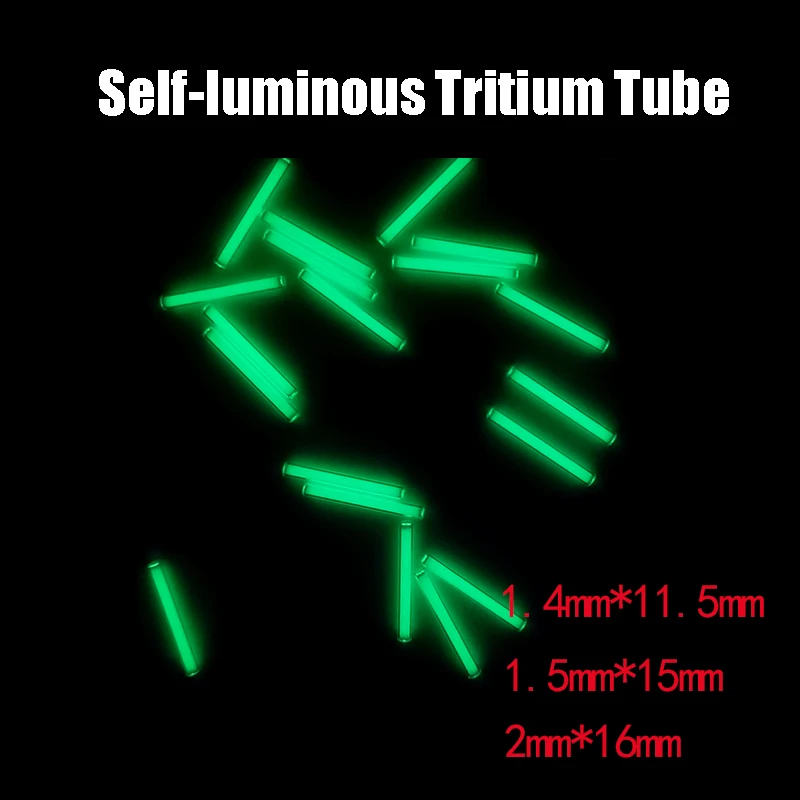 Самосветящаяся зеленая трубка трития 2 5*10 мм инструмент для повседневного