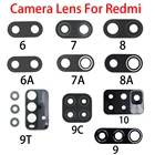 Оригинальный объектив задней камеры 2 шт.лот для Xiaomi Redmi 10 9T 9C K40 9A 9 8 8A 7 7A 6 6A, стеклянная крышка объектива задней камеры на клейкой основе