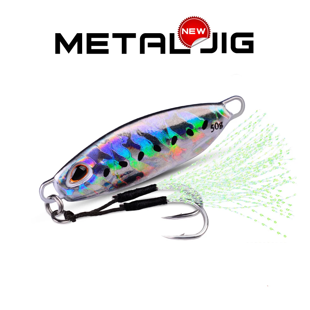 Металлическая приманка-блесна 10g-15g-20g-30g-40g-50g 1 шт. | Спорт и развлечения