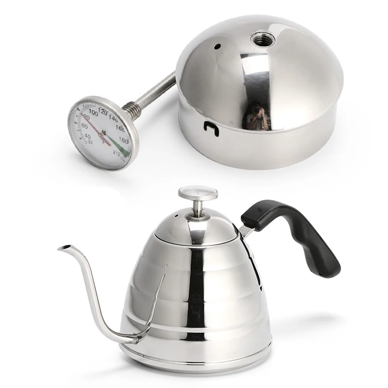 Gooseneck залейте чайник кофейник с воронкой 18/8 нержавеющая сталь Teakettle