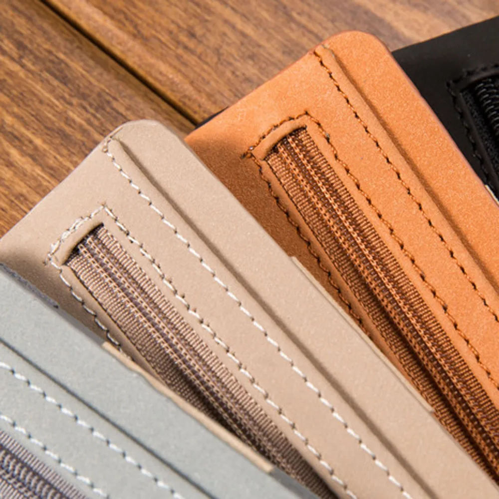 Aelicy модный мужской тонкий кошелек кожаный бизнес кредитный держатель для карт