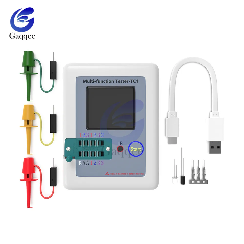 LCR TC1/T7/TC T7 H тестер транзисторов TFT измеритель емкости триодов диодов ESR NPN PNP MOSFET ИК