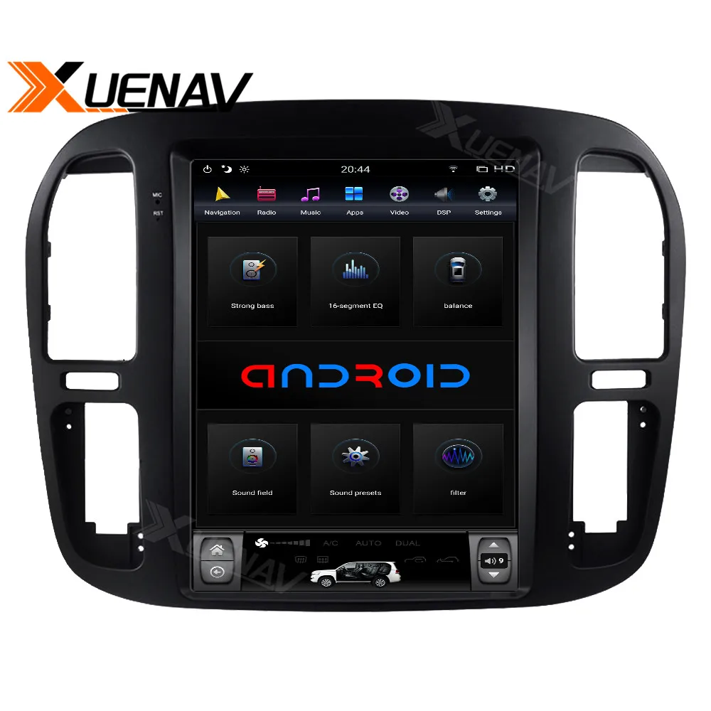 

12.1 inch 2Din 64G Android Car Radio GPS navigation for-TOYOTA LAND CRUISER 1999-2002 multimedia System Auto Car Stereo player