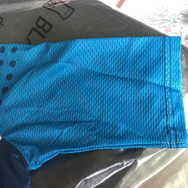 

PDP 2021Men Stripe Cycling Jersey Pure Blue Style Sport Shirt Summer MTB Quick Dry Short Sleeve Bike Wear Breathing Air Mesh Top