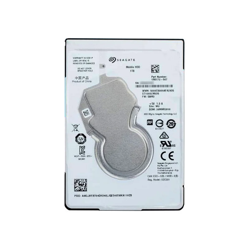 Жесткий диск для ноутбука Seagate 1 ТБ 5400 об/мин 128 м 2 5 дюйма внутренний жесткий HD SATA III
