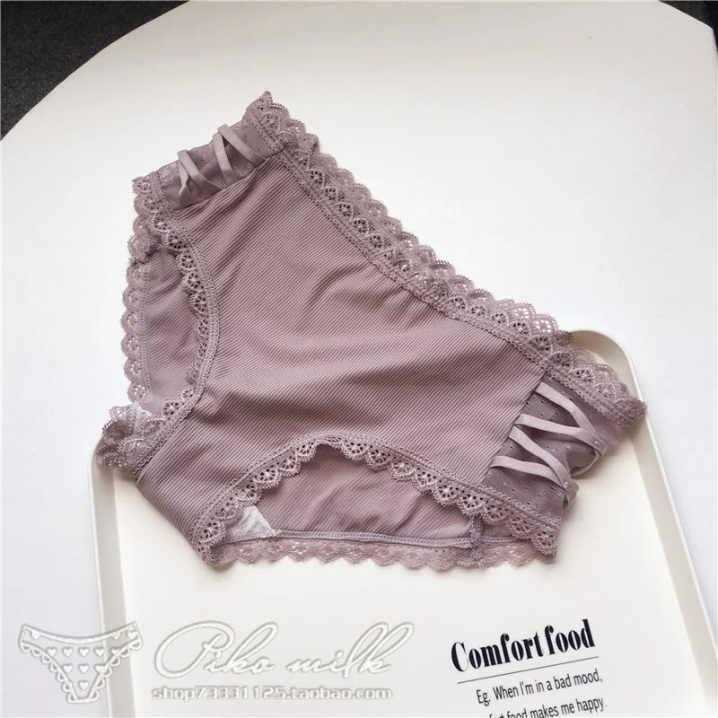 Однотонные трусики для девочек Милое сексуальное нижнее белье БЕРЕГОВОЕ