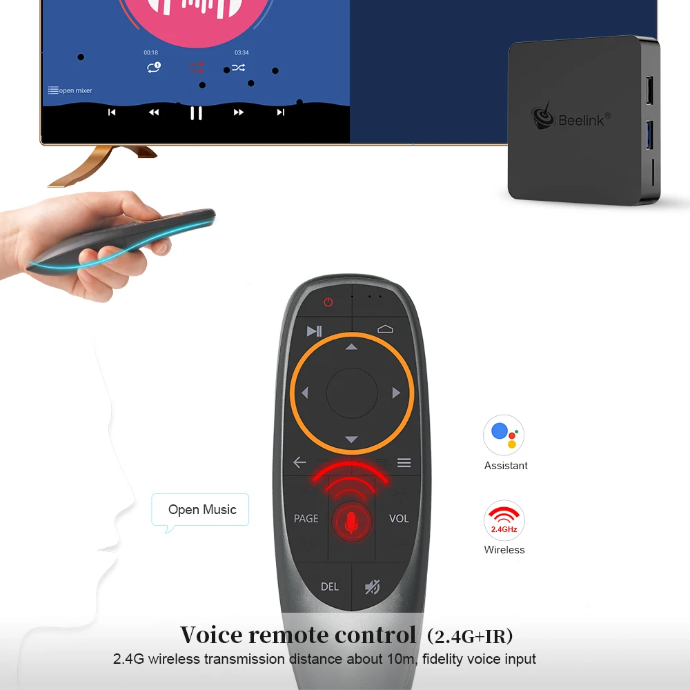 GT1 MINI 4 Гб DDR4 64 rom Smart Android 8 1 tv Box Amlogic S905X2 четырехъядерный 1000M 2 4G 5G WiFi Bluetooth 4K HD