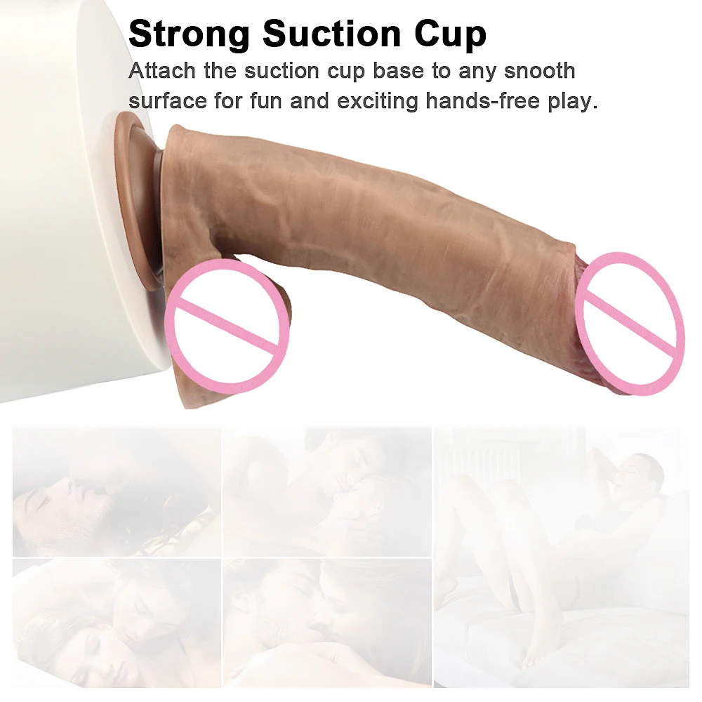 Большой фаллоимитатор GaGu со страпами интимные игрушки взрослая игрушка женский