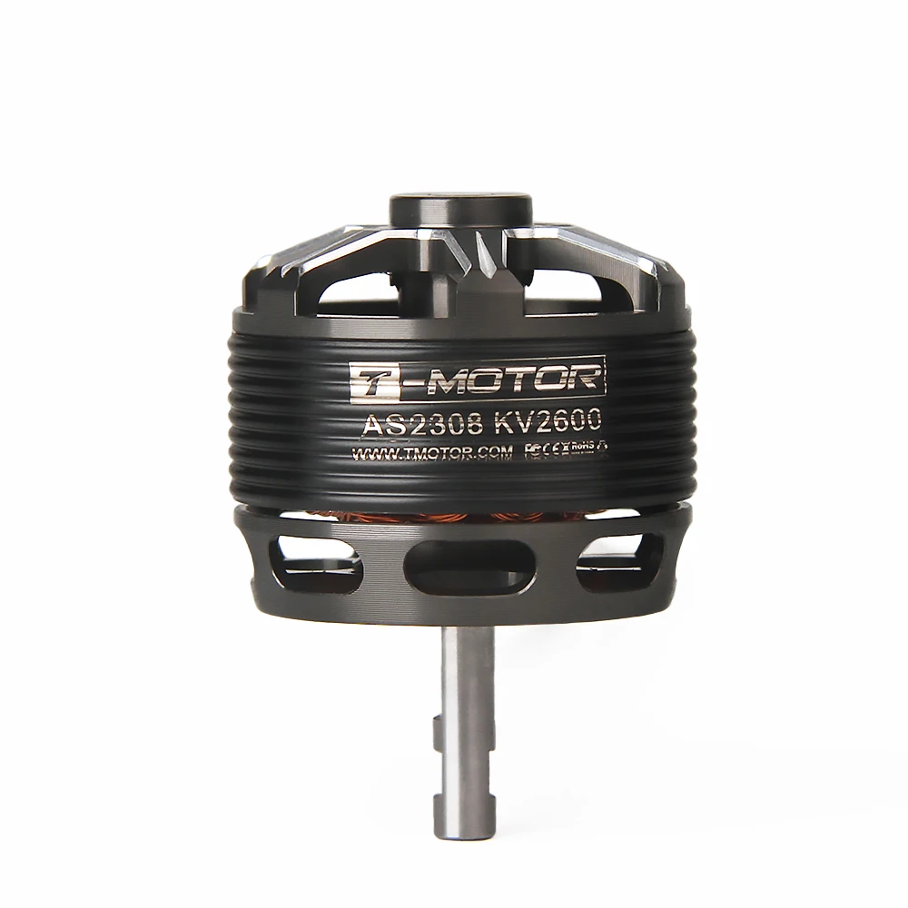 Новый T-двигатель AS2308 с длинным валом KV1450 KV2600, бесщеточный двигатель для радиоуправляемого дрона с неподвижным крылом, система большого радиуса действия, высококачественные детали для самостоятельной сборки