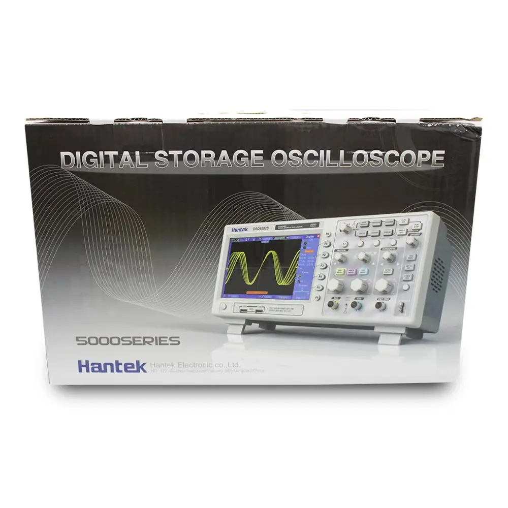 Hantek DSO5102P Цифровой Осциллограф usb анализатор 100 МГц 1GSa/s 40 к дешевле, чем DSO5102B AC110V/220 В
