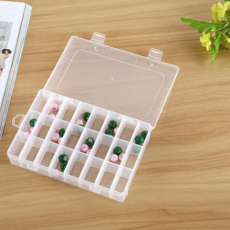 Жизнь Эфирное 24 отсек для хранения коробка практический Регулируемый Пластик