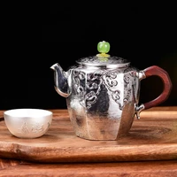 silver pot 999 sterling silver teapot handmade kung fu tea silver tea set tea ceremony household silverware 133g 180ml
