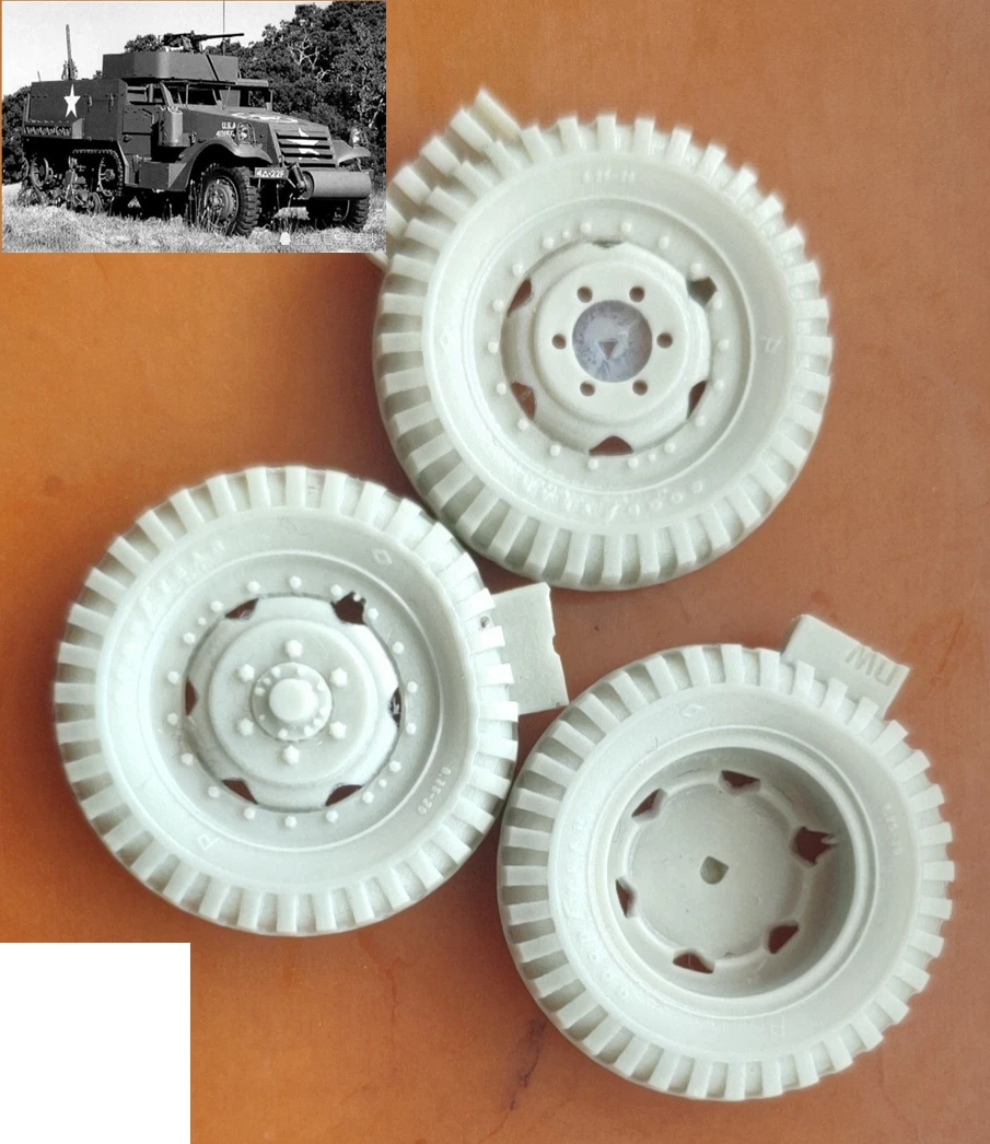 

Колеса с маркировкой для WWⅡ M3, полугрузовик, ароматизированный автомобиль 1/35, Сборная модель, детали из смолы, игрушки, альбуглина