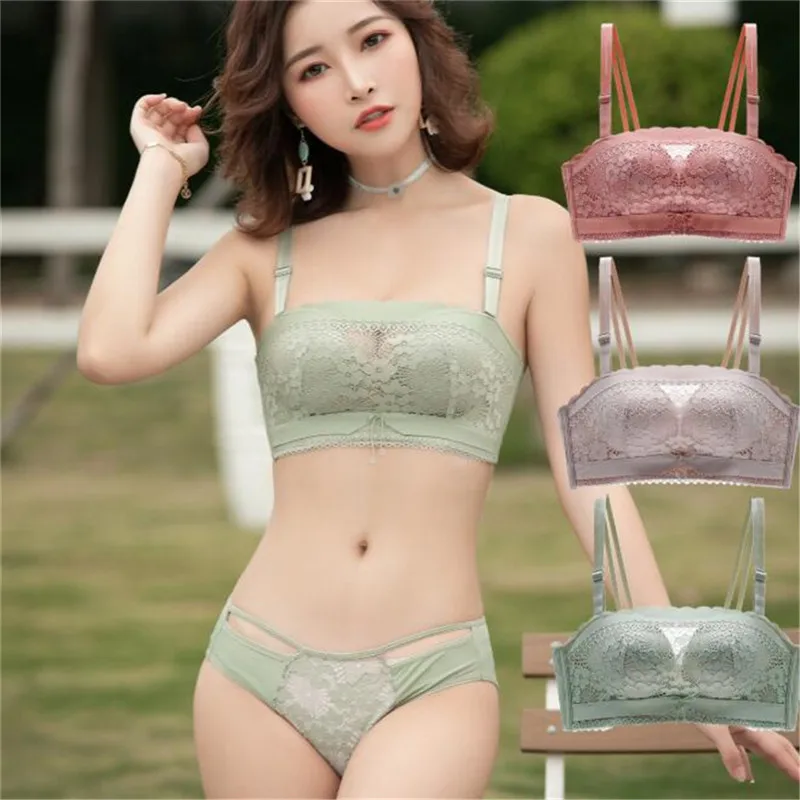 Нет Сталь кольцо пуш ап нижнее бельё для девочек Для женщин костюм бюстгальтер