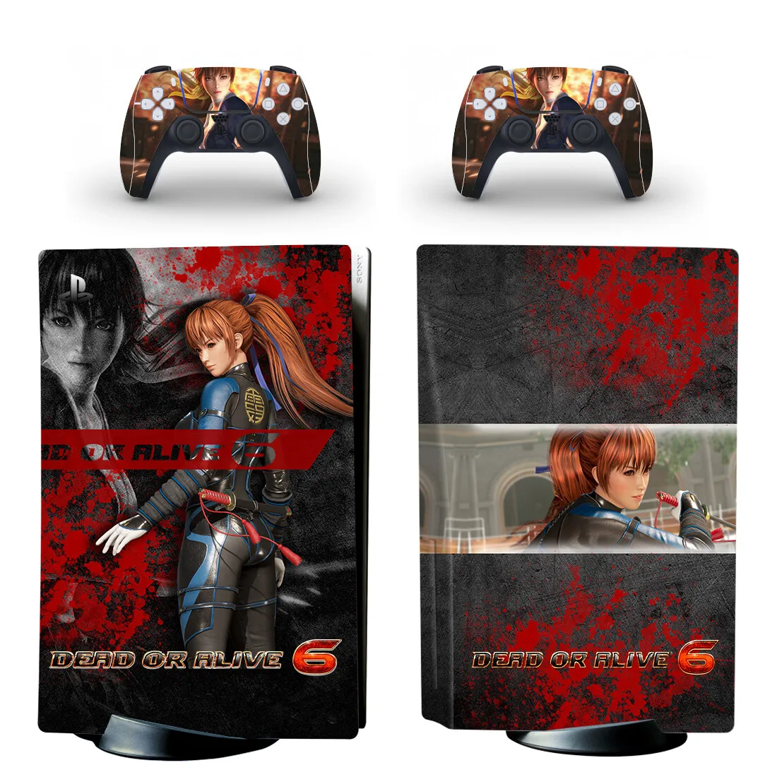 

Наклейка в стиле Life And Deat для консоли Playstation 5 и 2 контроллера