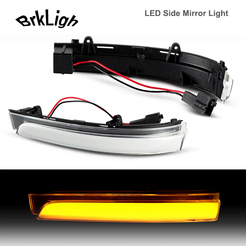 

2PcsDynamic LED Side Mirror Light Car Accessories Turn Signal Lamp For VW Voyage Saveiro G6 G7 Gol Geracao 6/7/8 Fox UP Spacefox