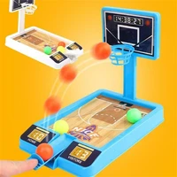 interactive leisure hoop bouncing ball desktop ball toy kids board game sport play sets basketball shooting game