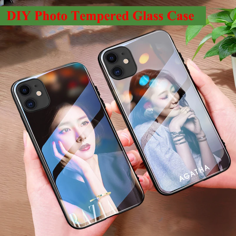 Чехол для Huawei Honor 30 Pro 30S Nova 7 7i 6 SE P40 Lite E 5G закаленное стекло с изображением на заказ