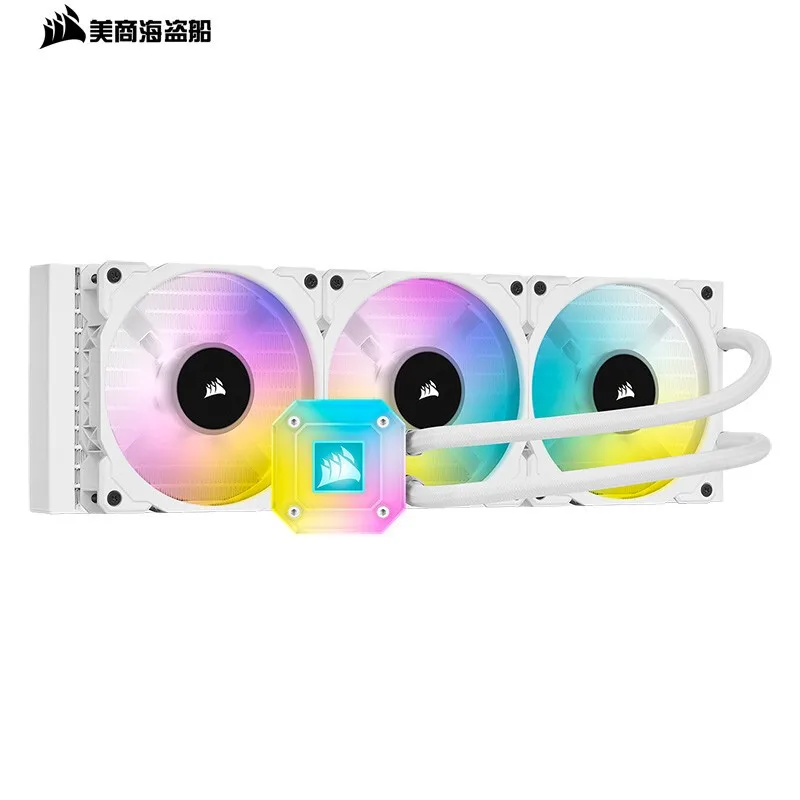 

USCORSAIR H150i ELITE CAPELLIX Liquid CPU Cooler White 360 Cold Row/Low Noise Water Pump Desktop CPU Water Cooling for PC DIY