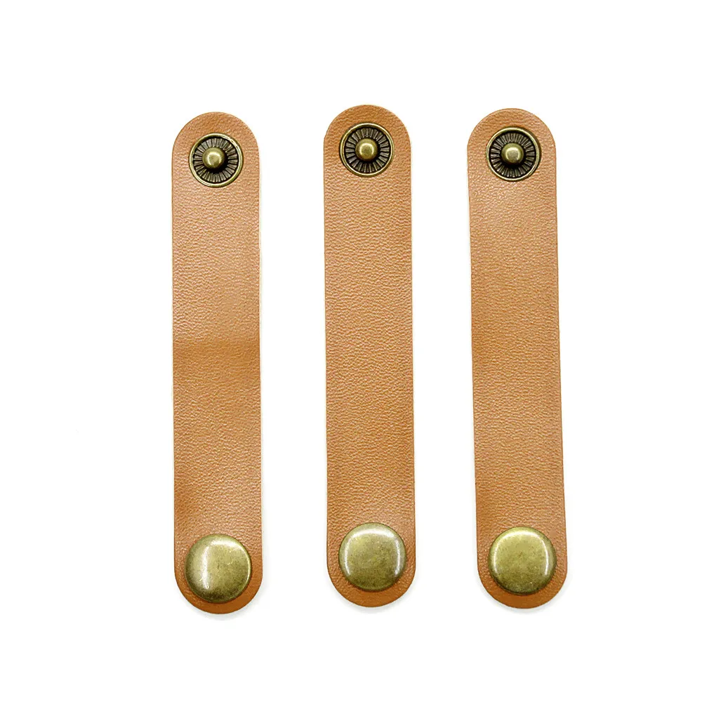 5 шт./лот кожа Winder кожаный USB Кабельный организатор моталки аксессуары для