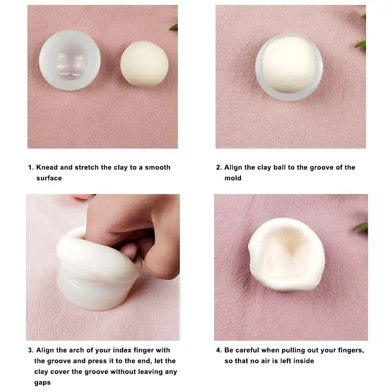 Милые маленькие куклы голова уход за кожей лица пресс форм мягкой глины
